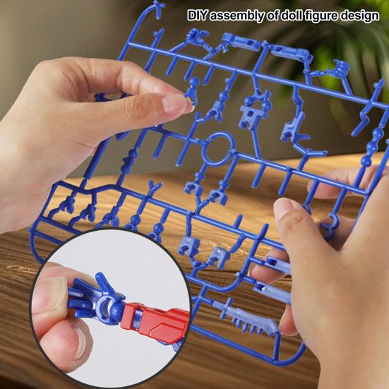 1/5Pcs 3D Printed Robot Dog Figurine Movable Joints Puppy Figure Articulated Animal Model Fidget Toy Home Office Desktop Decoration Ornament
