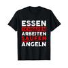 Angler Tag Run Fishing T Shirt Vintage Versatile Graphic Fashion Soft Stretched Breathable Stylish Top For Everyday Wear
