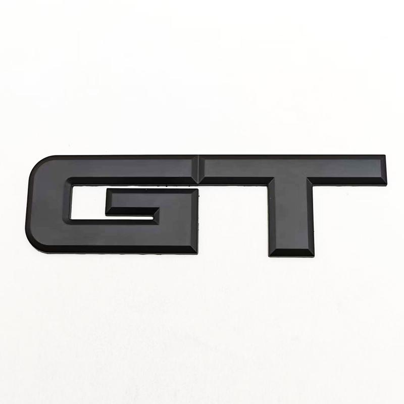 

3D Metal Car Styling Logo GT Badge Rear Trunk Sticker Front Grille Emblem Decals For FORD Mustang GT Auto Accessories