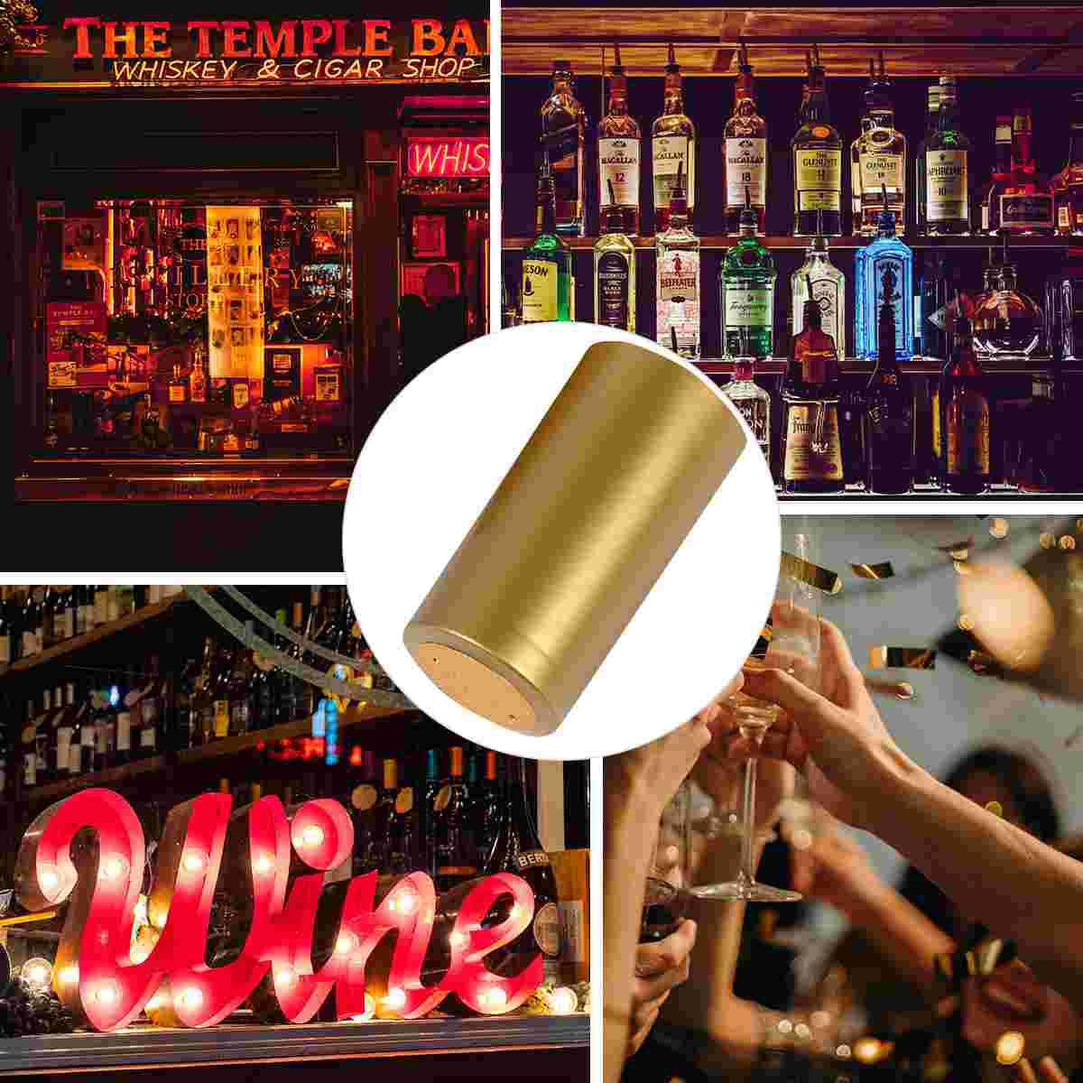 100 шт. красная термоусадочная пленка для бутылок — фото 5