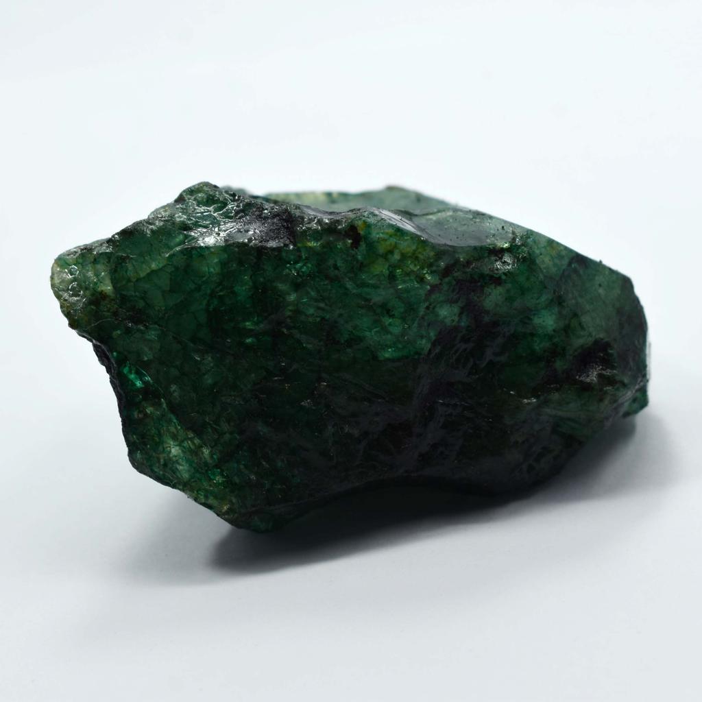 Natural Green Emerald 39ct Rough Top Quality Certified Loose Gemstone