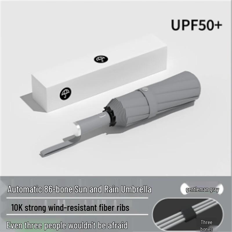 Automatic Folding UV Sun and Rain Umbrella