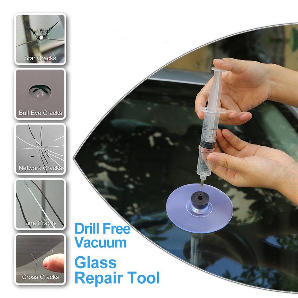 Car Window Glass Crack Chip Resin Windscreen Windshield Repair DIY Tool Setbuy at a low prices