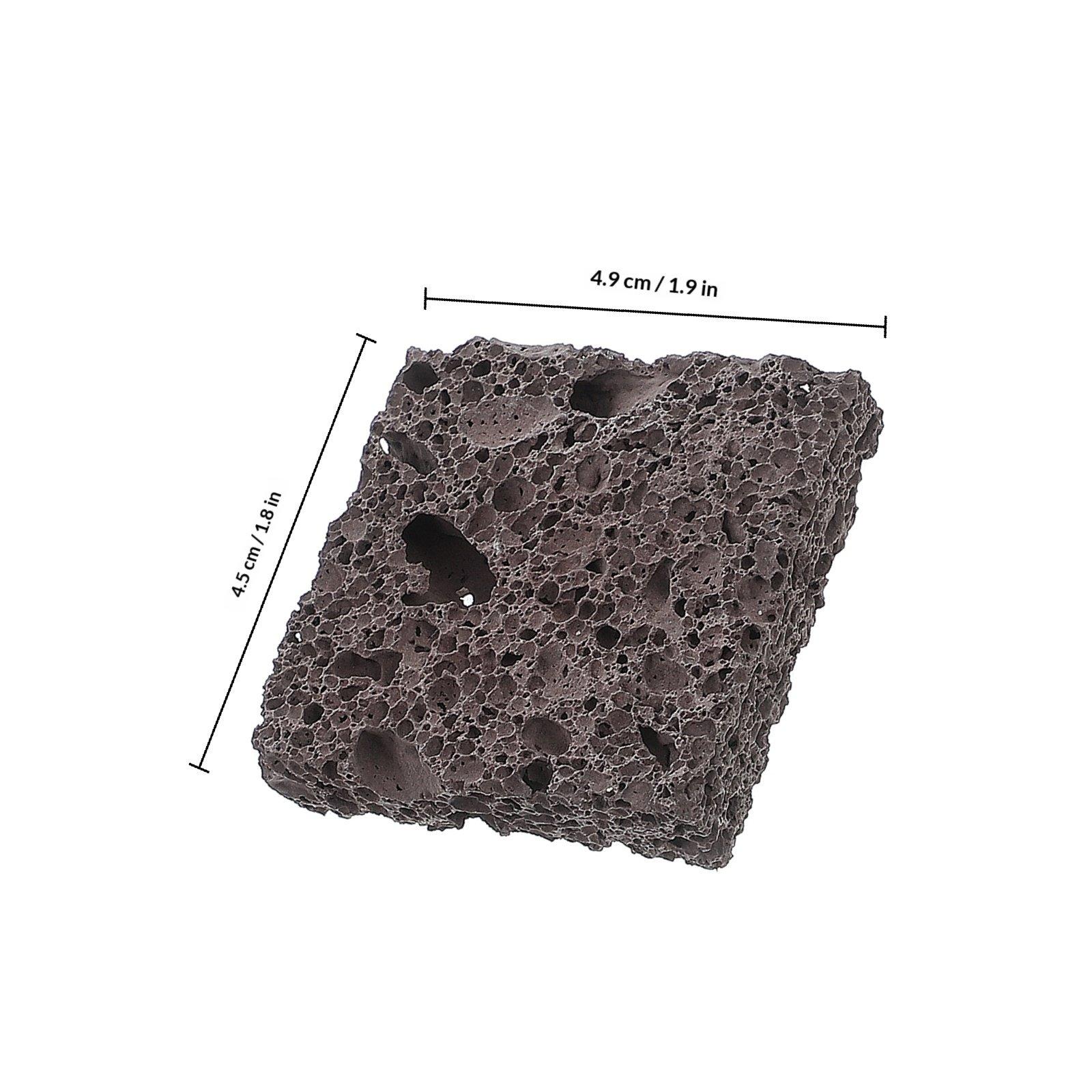 3Pcs Natural Lava Rocks Moss Plant Growth Aquarium Rock Decor Betta Fish Tank Accessories Natural Aquarium Rocks