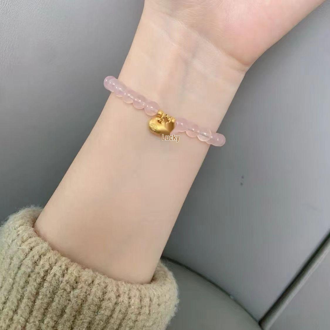 

Women s Light Luxury Sweet Chubby Lucky Bracelet with Niche Design - Best Friend Gift, Unique Style and Temperament
