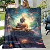 Buddhism Faith Sakyamuni Buddha Guanyin Bodhisattva Religion Blanket Soft Throw Blanket for Home Pray Bedroom Beds Sofa Cover