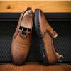 % All-genuine leather special men's business glove shoes non-slip breathable soft-soled leather shoes men's medium shoes
