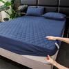Waterproof Matress Protector Rhombus Lattice Pattern Mattress Pad Durable Mattress Cover  Hotel
