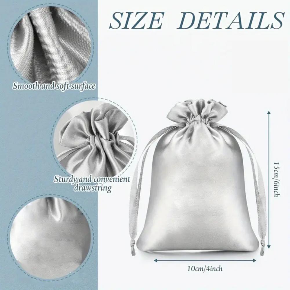 10 satin bag jewelry bags, small cloth bag fillers, satin bags, gift bags, cloth bags, satin bag jewelry, wedding, Christmas, bi