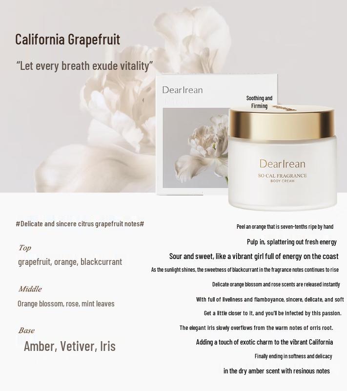 Dear Ilean Fragrance Moisturizing Body Cold Cream