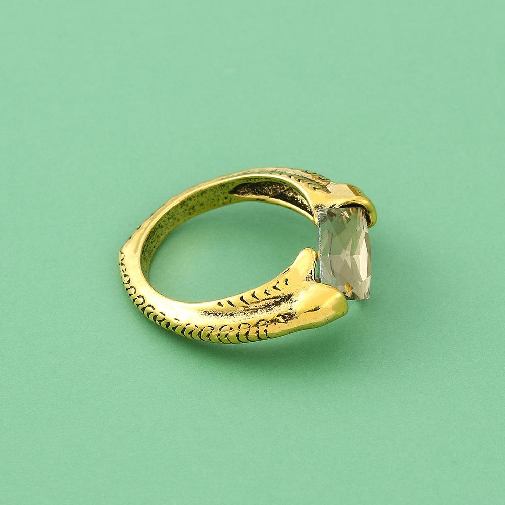 European and American Horcrux Ring Deathly Hallows Ring Resurrection Stone Ring