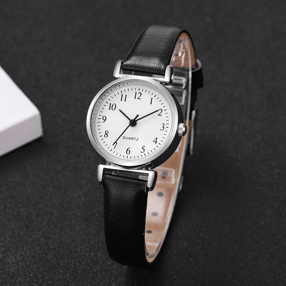 

Women Watch Simple Leather Band Analog Quartz Wristwatch for Ladies Clock