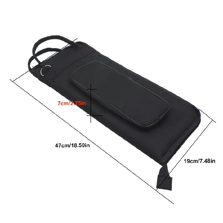 Drum Stick Mallet Padded Bag Drumstick Carrying Bag Drum Stick Drumstick Organizer Drum Stick Backpack Drumsticks Holder