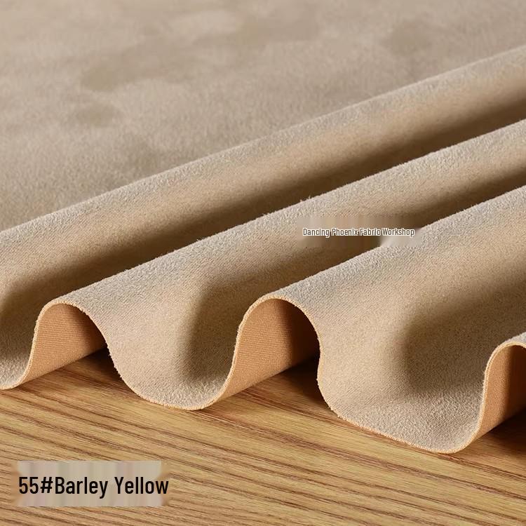 Luxury Snowflake Velvet Suede Air Layer Fabric - Thick, Stretchy, Soft, Delicate Knit