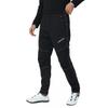 Mens Winter Cycling Pants Thermal Fleece Lined Outdoor Bike Riding Trousers With Reflective Stripes Black Green
