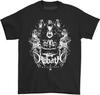King's Road Abbath Herren Geister Skelette T-Shirt Schwarz