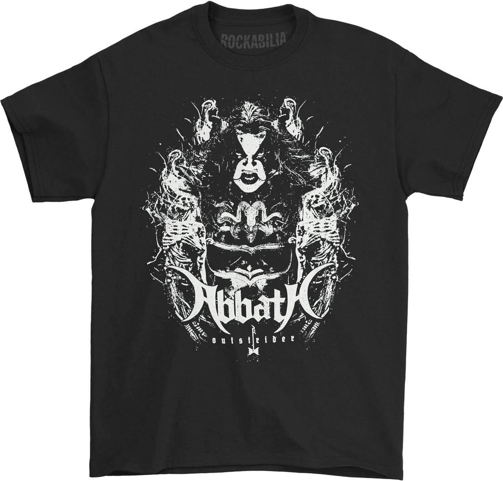 King's Road Abbath Herren Geister Skelette T-Shirt Schwarz