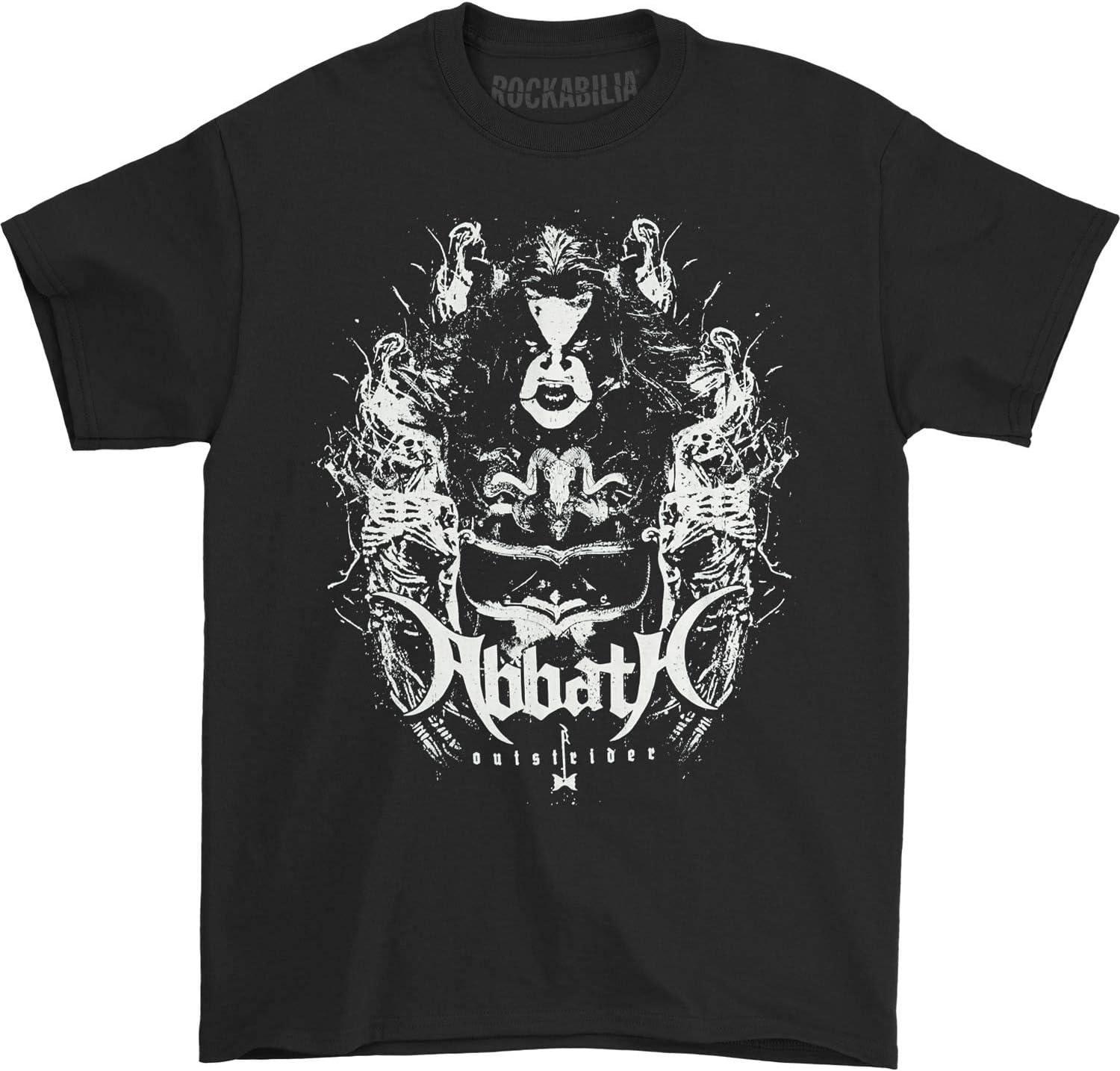 King s Road Abbath Men s Ghost Skeletons T-Shirt Black S