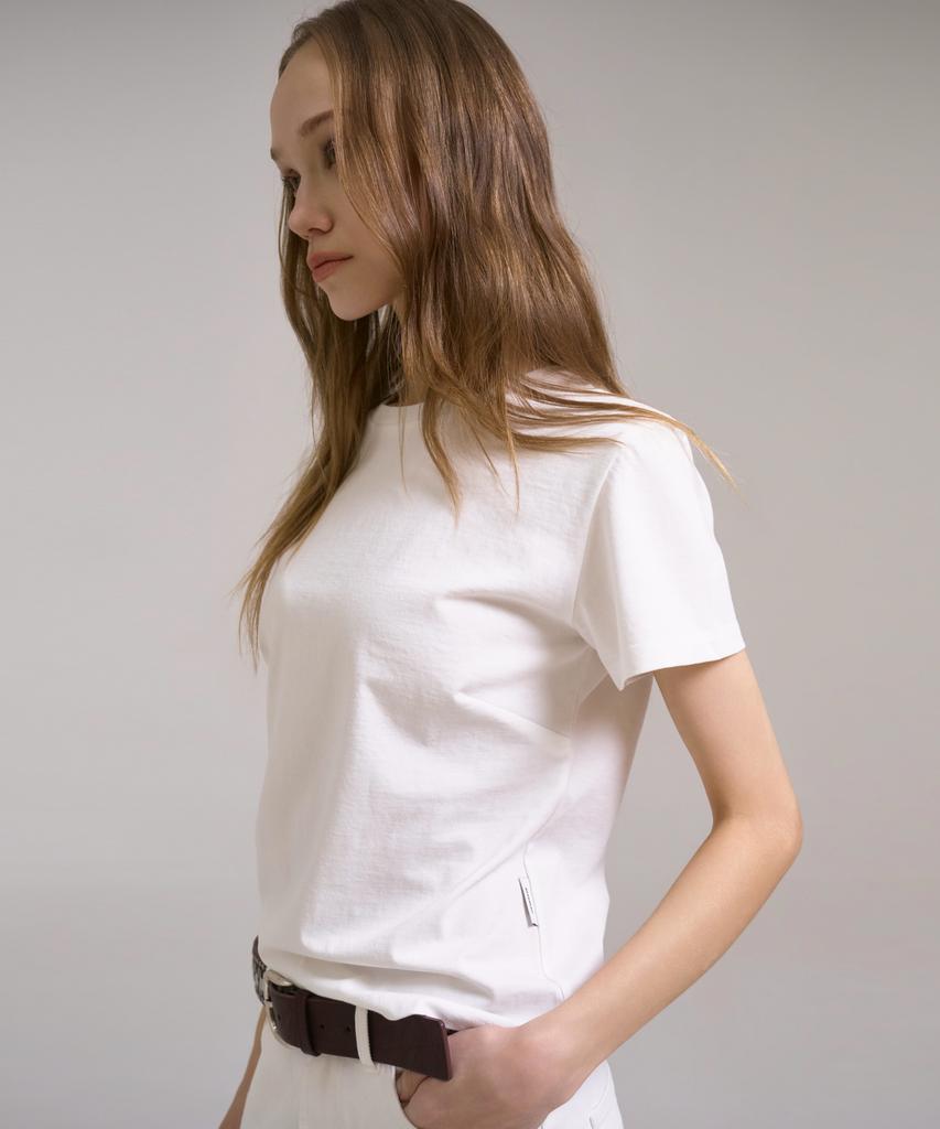 SSIN AND LEE Dart T-Shirt White