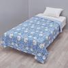 Nishikawa Quilted Blanket, Single, Washable, Pile, 100% Cotton, Morris Gallery Pimpernel Design, Soft, Blue, FR04703008