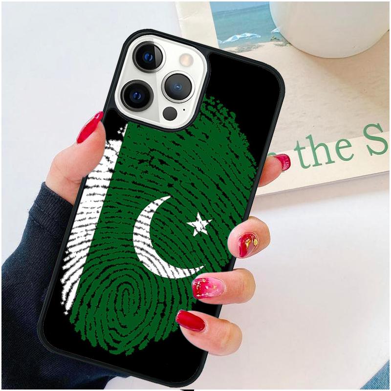 

National Flag fingerprint Phone Case For iPhone 17 Air 16 pro max 15 14 plus 12 13 Soft Bumper Shell Cover coque iPhone 16pro max