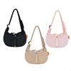 Shoulder Pet Carry Bag for Small Dogs, Water-Resistant Shell, Top Opening, Air Panel Trim for Daily Home and Travel Use