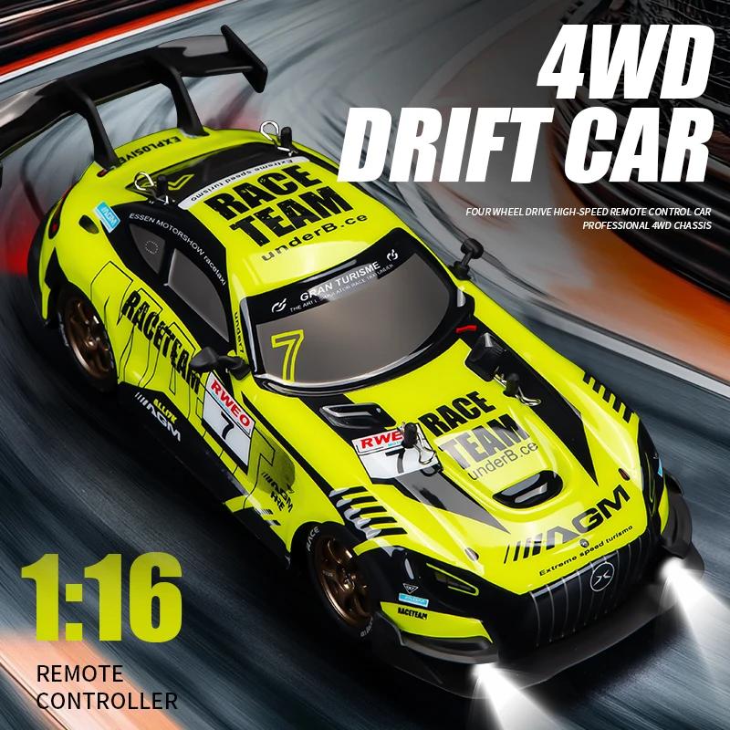 ABAX1 Professional RC remote control car four-wheel drive drift racing car cool lighting competition racing car electric toy