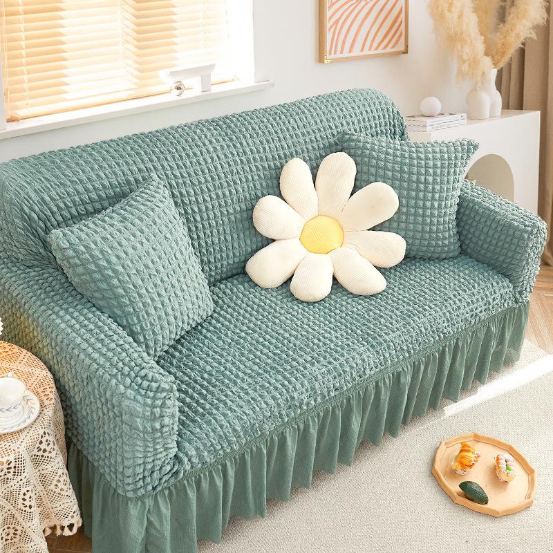 Seersucker Sofabezug All-Inclusive Universal Universal Stretch Sofabezug Bezugsstoff