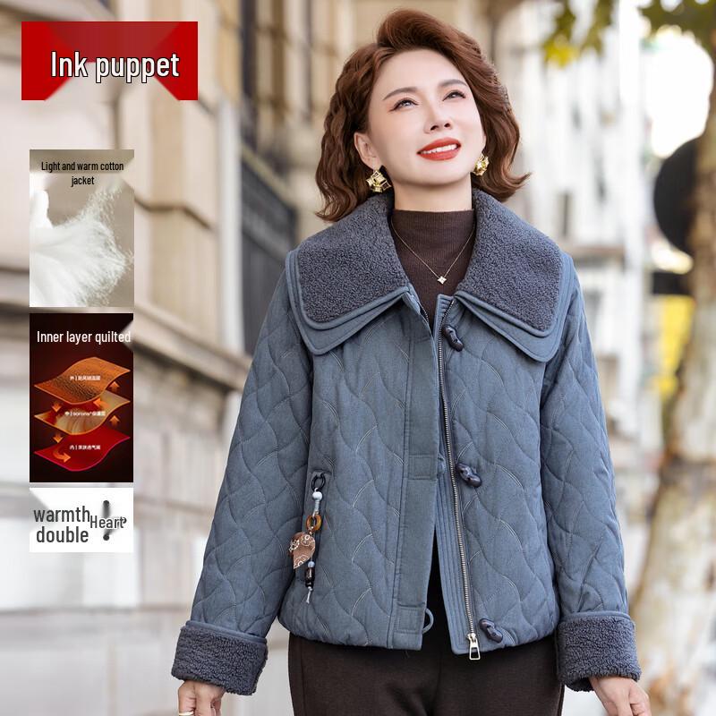 

Женское зимнее пальто средней длины с подкладкой 5XL