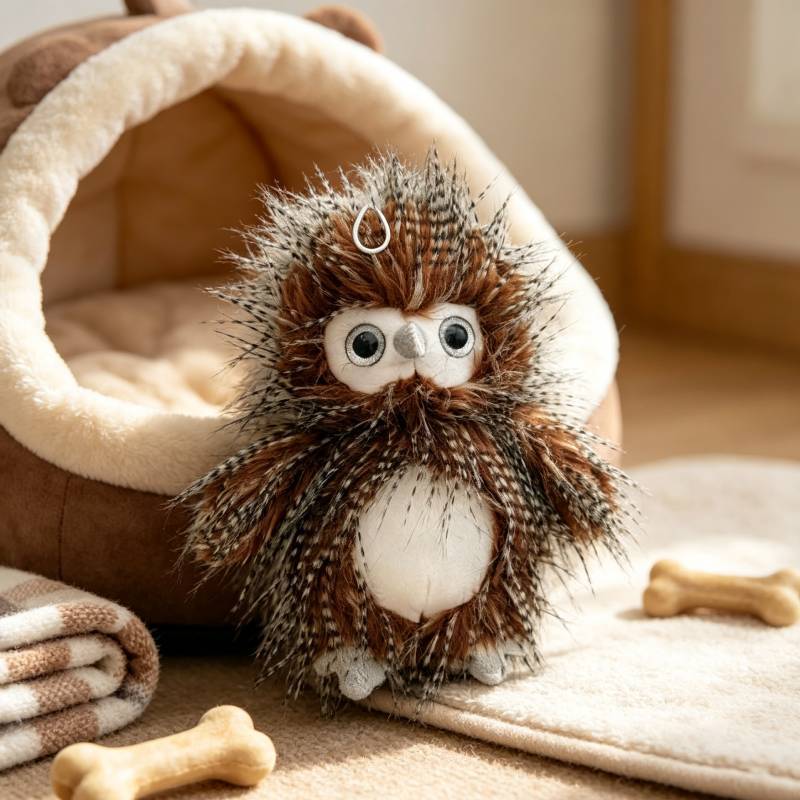 Plush Owl Animal Toy With Pp Cotton Fill For Kids And Collectors