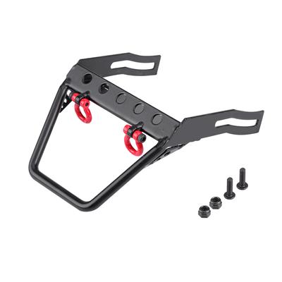 Ocelový přední nárazník pro RC pásový vůz s držákem na naviják pro Axial SCX10 110 (Byt)