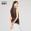 Commuting temperament, collarless suit, vest for women this year, simple temperament, casual waist cinched vest