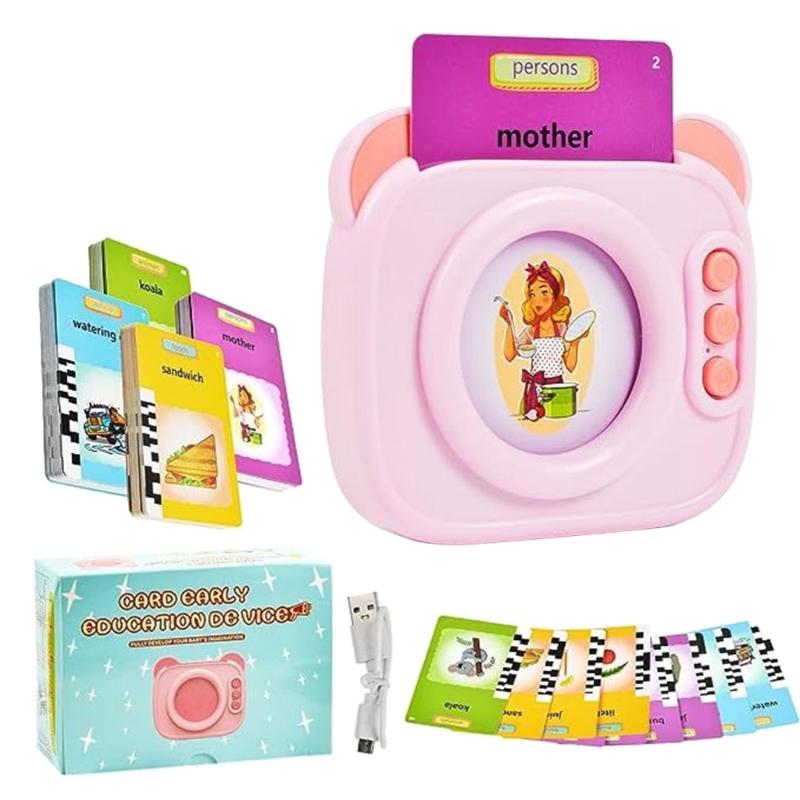 Children s Reading Machine with Flash Cards, Language Learning Tool Birthday Gifts Sight Words Learning