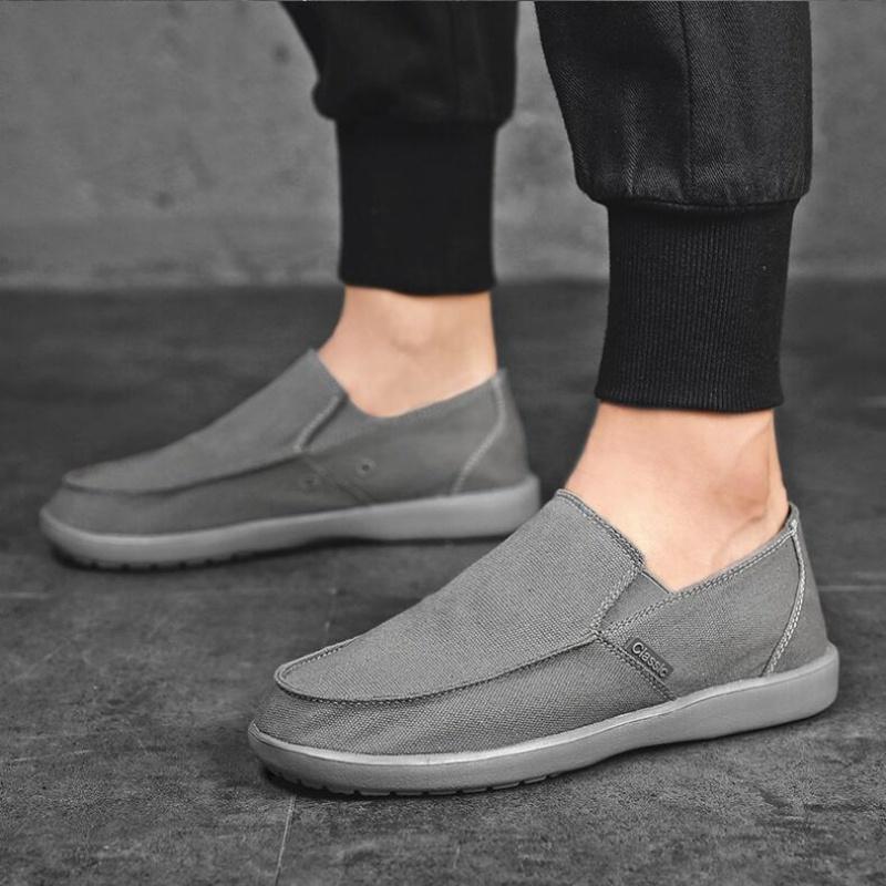 Men Vulcanized Shoes 2024 Autumn New Men Shoes Breathable Walking Canvas Shoes Breathable Loafer Sneakers Men