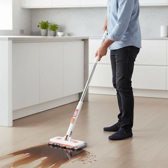 מיקרופייבר מיני עם ראש נעילה החלפת מטלית מהירה קומפקטי גמיש כלי ניקוי רב-משטחי רטוב יבש