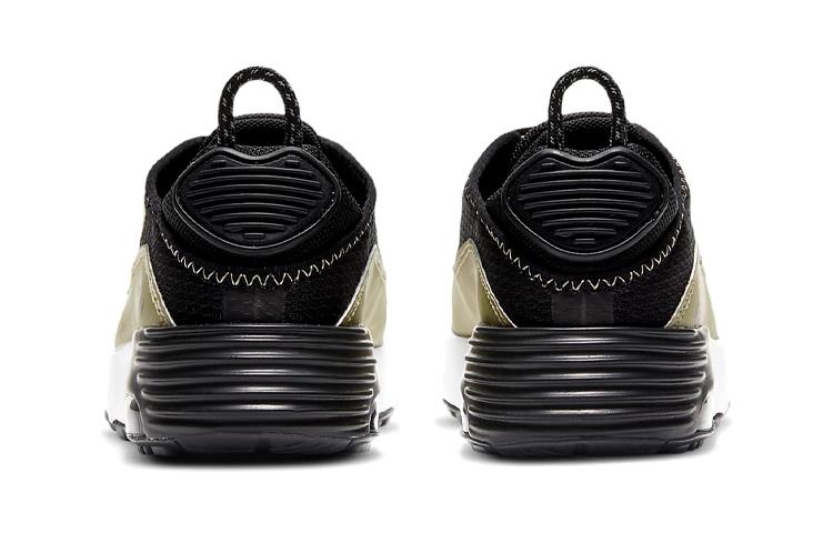 Nike Air Max 2090 Low-Top Kinder Lifestyle Schuhe Schwarz Gold Kinder im Alter von 3-7 Jahren CU2093-006