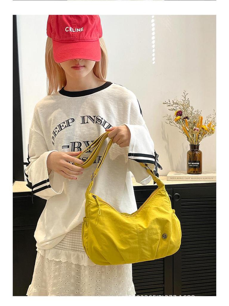 Damen Nylon Umhängetasche mit großer Kapazität - Lässig, wasserdicht, reisefreundliche Canvas-Muttertasche