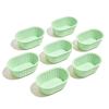 7Pcs Silicone Oval Cake Molds Muffin Cupcake Reusable Bread Cake Toast Pan Cake Moulds Baking Molds Tools Decorating Tools