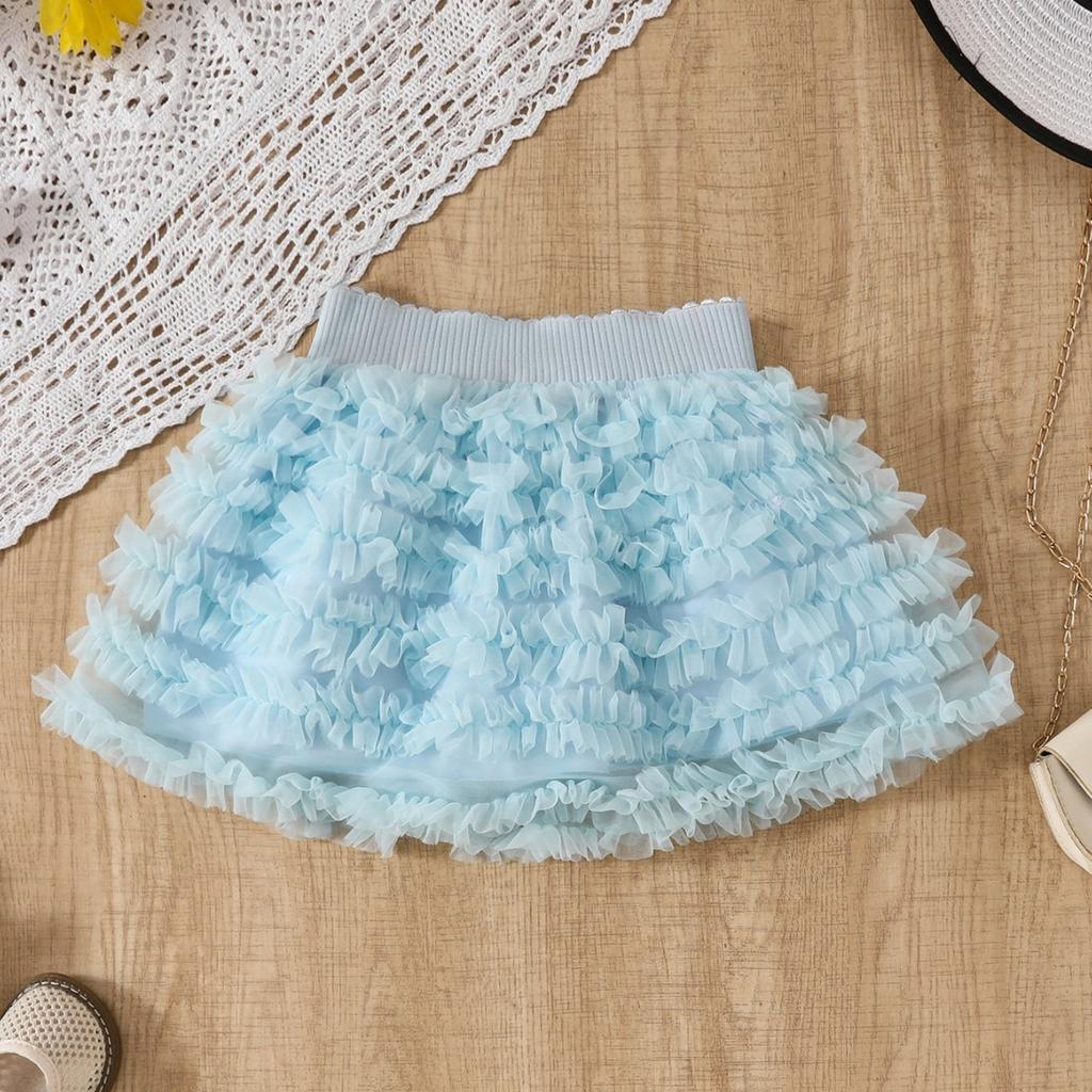 Girls Versatile Princess  Skirt - Puffy Short Skirt For Kids