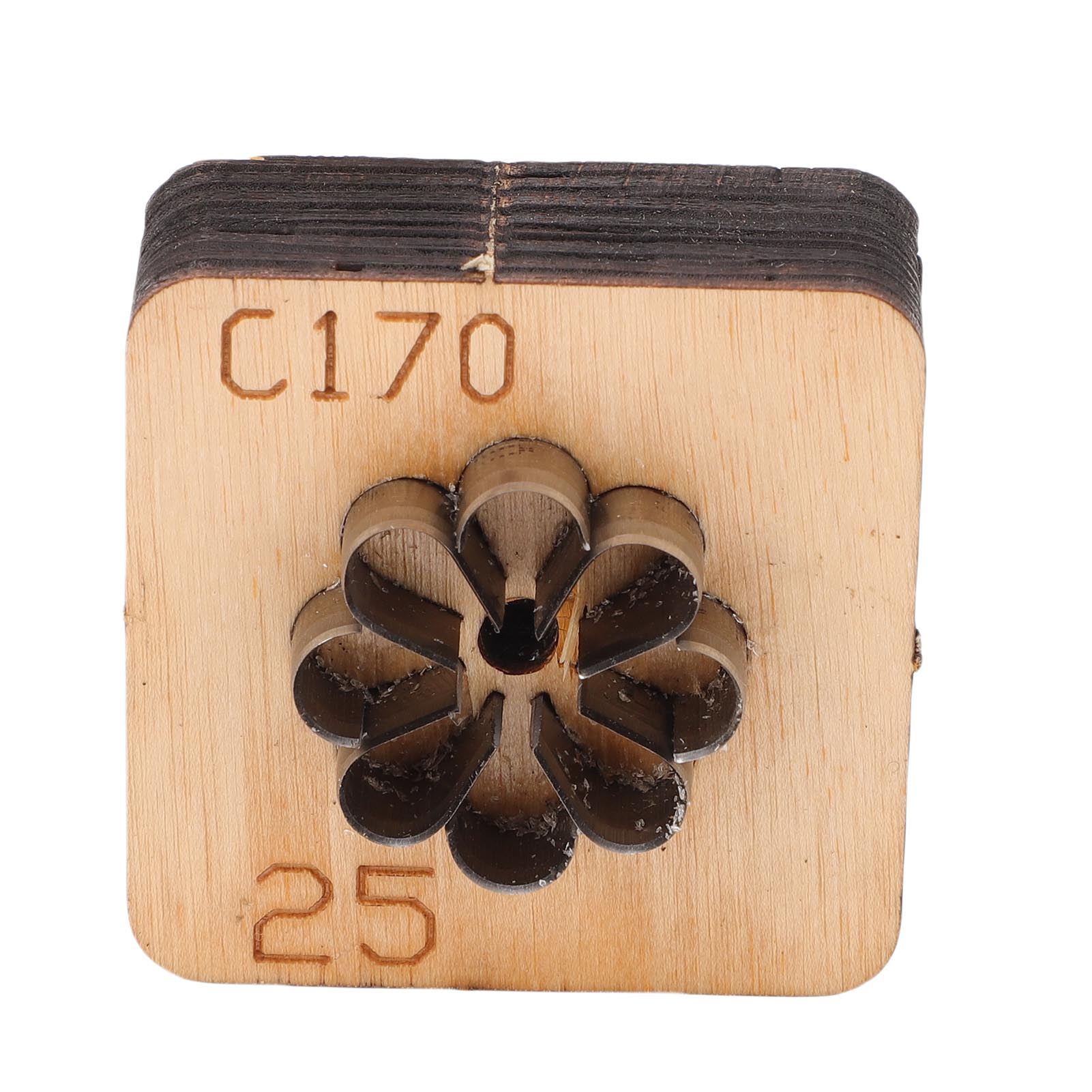 

Flower Leather Cutting Die 25mm Carbon Steel Flower Shaped Leather Mold for Craft