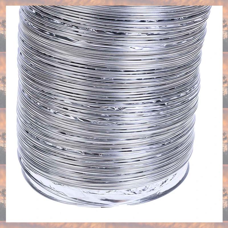 2025 Trend 2X New 4 Inch 100Mm Ventilation Pipe PVC Aluminum Tube Air Ventilation Pipe Hose Flexible Exhaust Duct 1.5M