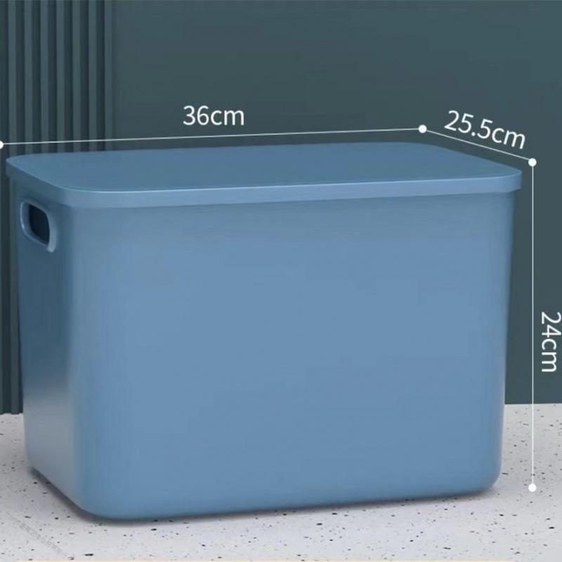 Thickened Transparent Plastic Storage Box Extra Large Clothes Toys Organizer Box with Lid Storage Container Snacks Storage Bin