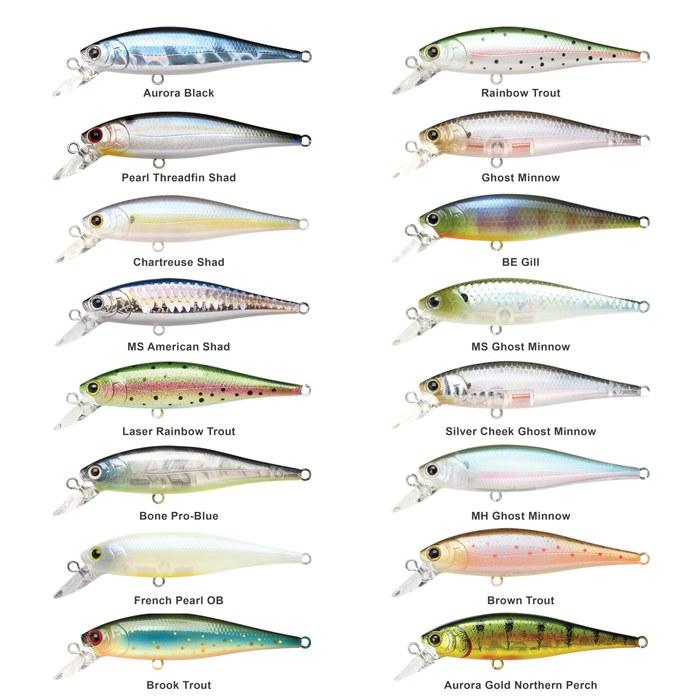 Lucky Craft Pointer 65 - US Standard Color (Beefreeze 65SP) Fishing Lure Minnow (052 Aurora Black) PT65