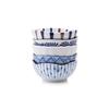 Mino Ware Wavy Pattern Delicacy Bowl Set 5 Tableware Dish Japanese Small Bowls