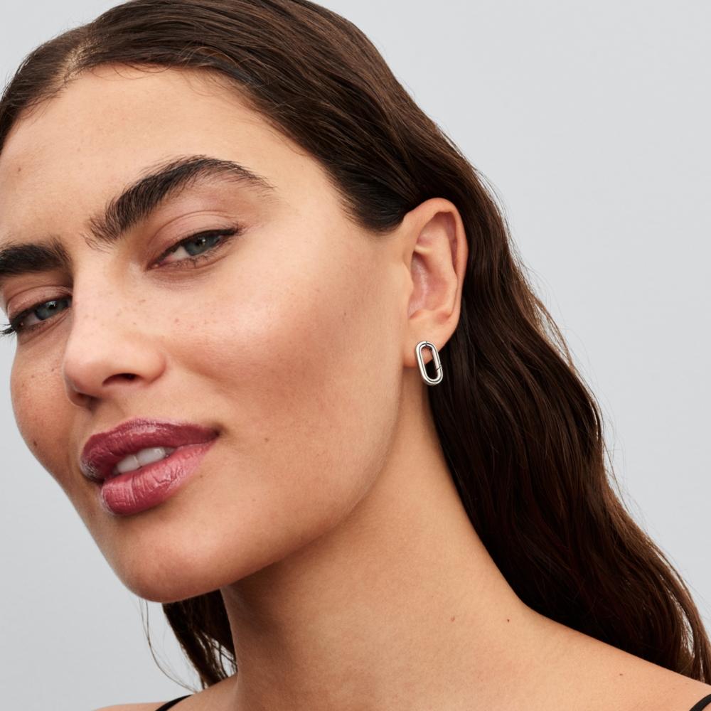 Pandora Openable Stud Earrings 293856C00