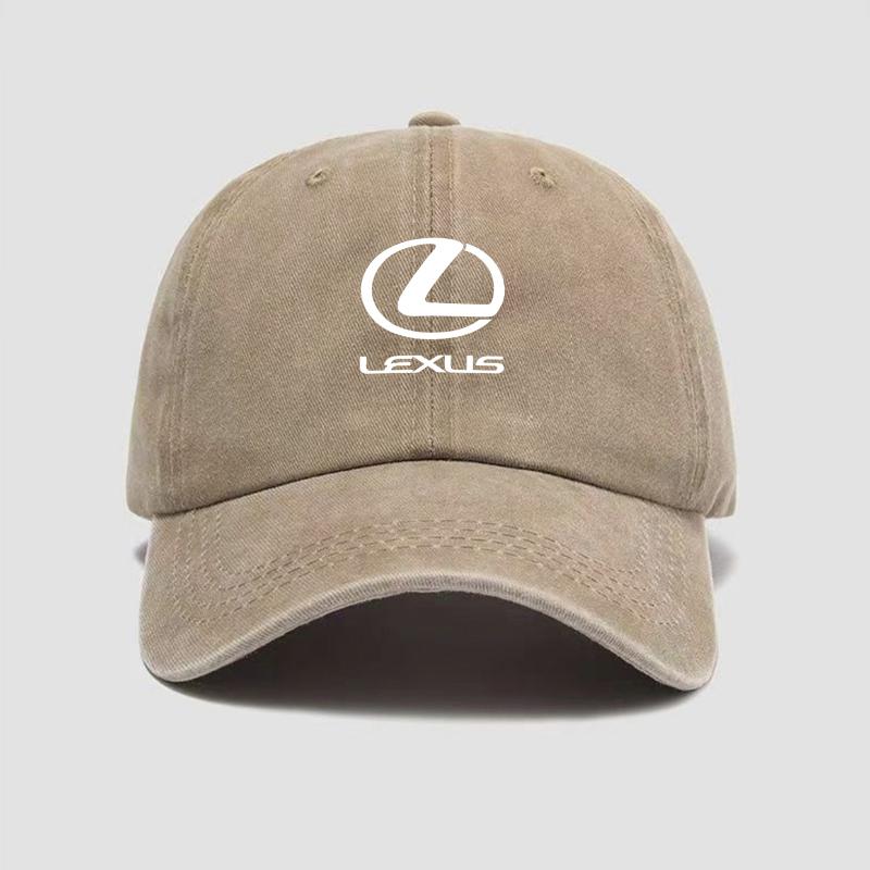Car Logo Baseball Cap Washed Denim Vintage Hip Hop Caps For Lexus GS IS LS500h ES260 ES300h RX350h NX260 UX260 LM LC RZ450e TX