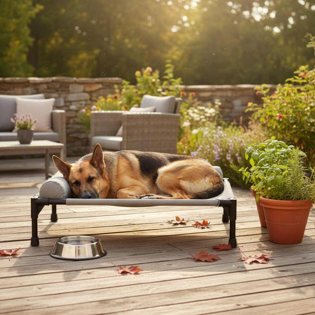 Industrial Cot Elevated Pet Bed Breathable Mesh Beds Raised Dog Cat Bedding