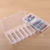 6 Grids Compartment Plastic Storage Box Practical Toolbox Transparent Pp Boxes Bead Jewelry Case Display Organizer Container