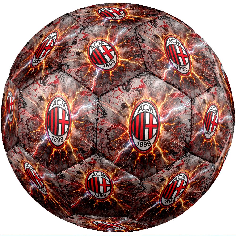 Pallone da calcio Tema AC Milan Taglia 5 Pallone da calcio Tocco Morbido Pallone da calcio per Allenamento Professionale per Sport all'Aperto