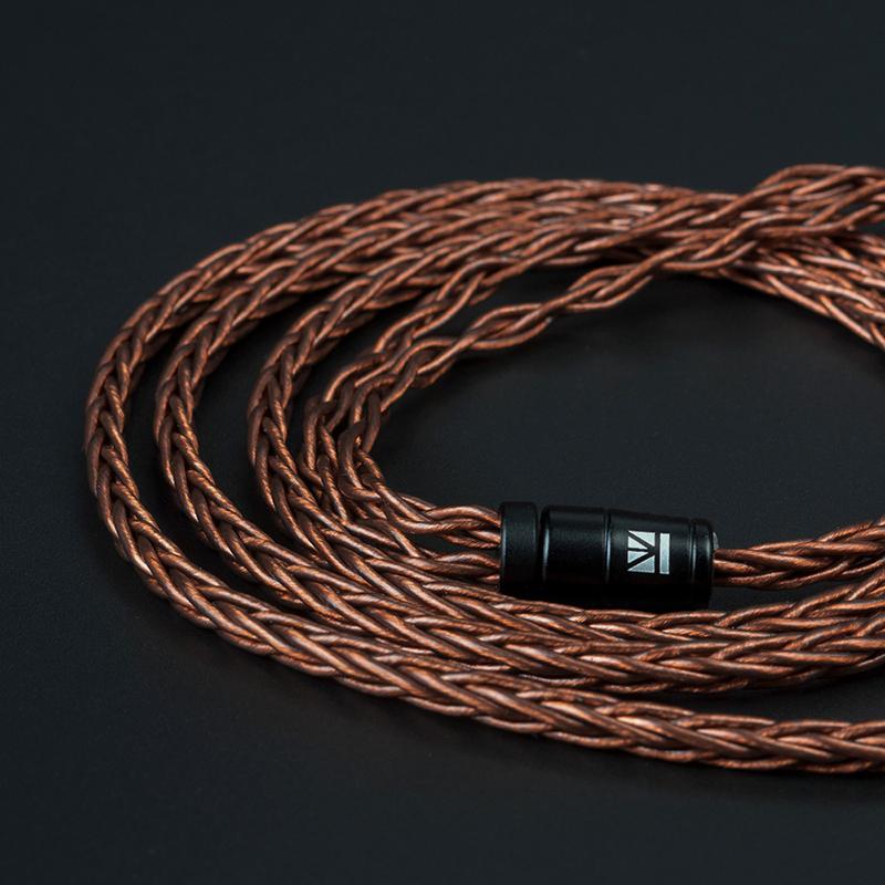 KBEAR 8 Core Oxygen-Free Copper Balanced Cable 2.5/3.5/4.4MM with MMCX/2PIN/QDC/TFZ for KZ ZSX DQ6 ZSTX ASX ZAXBLON BL-01 BL-03